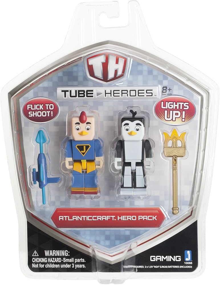 Amazon.com: Tube Heroes Atlantic Craft Hero Pack : Toys & Games